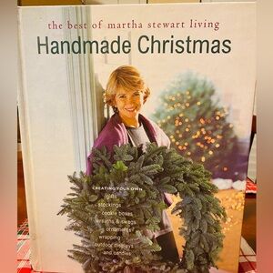 Best of Martha Stewart Living, Handmade Christmas. Hard cover book. 143 pages